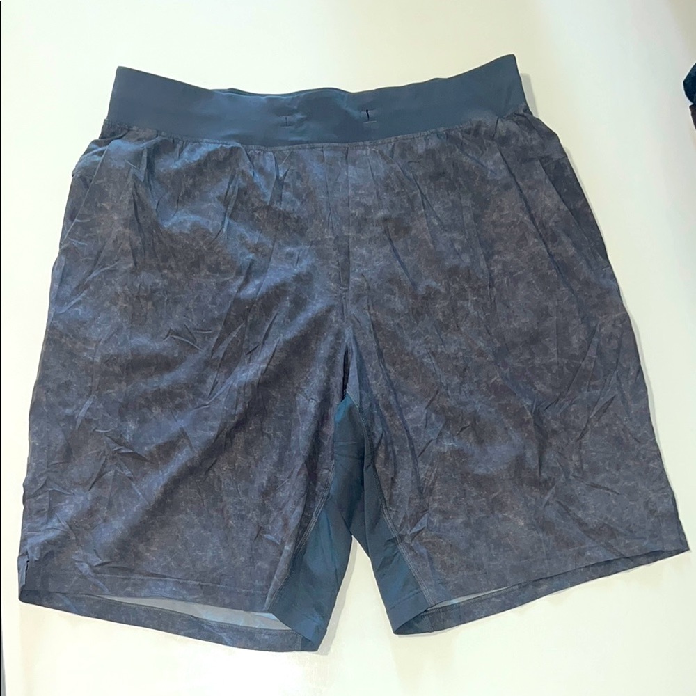 Lululemon T.H.E. Short 9" *Linerless, Gravel Dust Asphalt Grey Multi, Size L